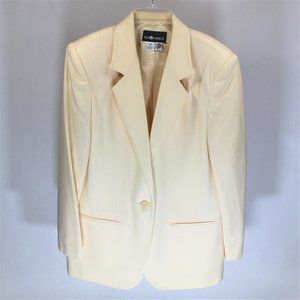 Sag Harbor | Cream Blazer Office Wear